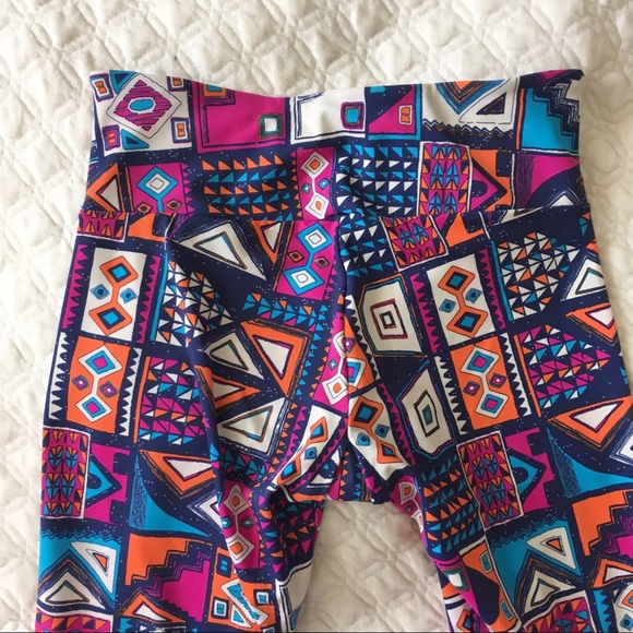 Onzie Leggings Vibrant Graphic Pop Art Print XS - Picture 3 of 6